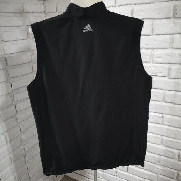 Adidas Men's Sleeveless Grey & Black Straight Fit Size Large Vest - Picture 2 of 10